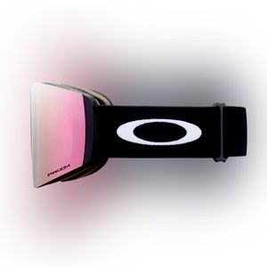 Oakley Fall Line L Snow Goggles, Prizm Rose Gold Iridium Lens, Matte Black Strap